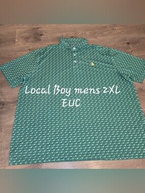 Men's Green Local Boy Polo Shirt - 2XL